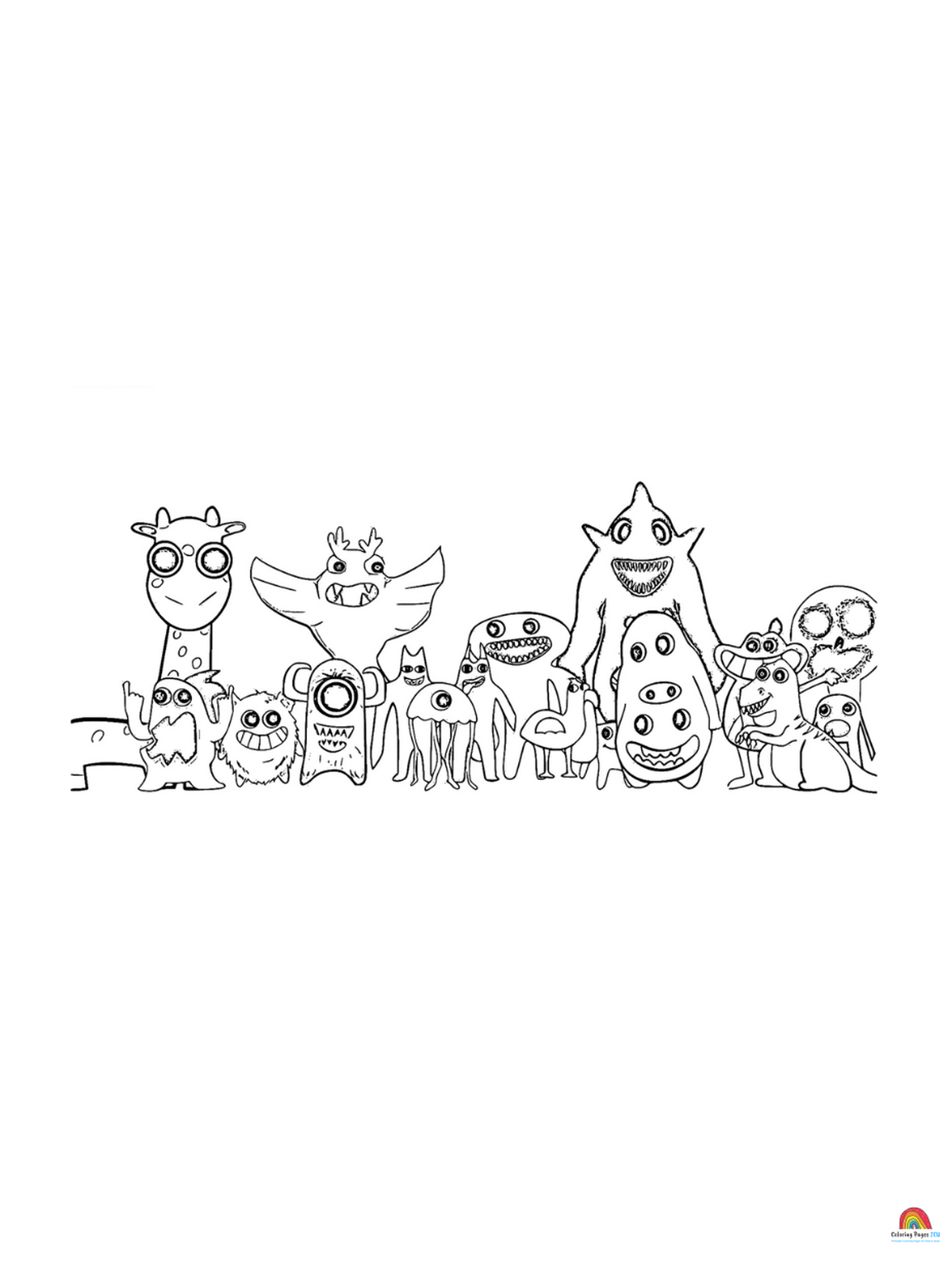 Garten of Banban Coloring Pages - Garten Of Banban Chapter 1 Coloring Pages