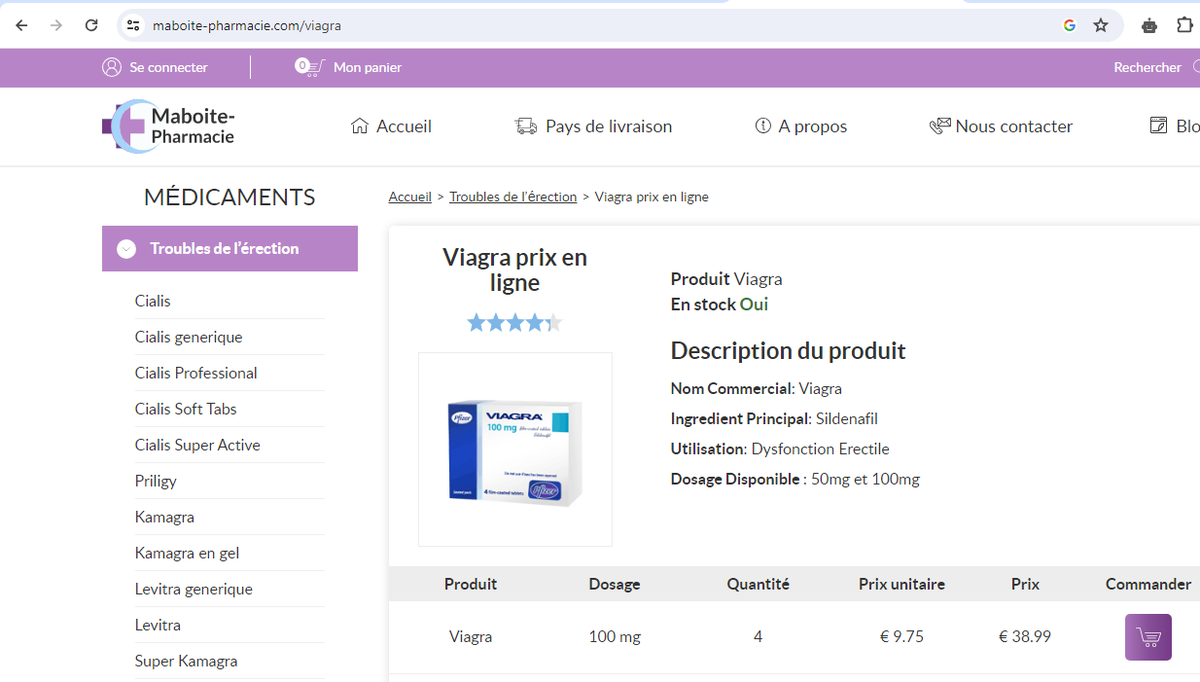 5 Raisons pour acheter du Viagra sur Maboite-pharmacie - Ma santé intime