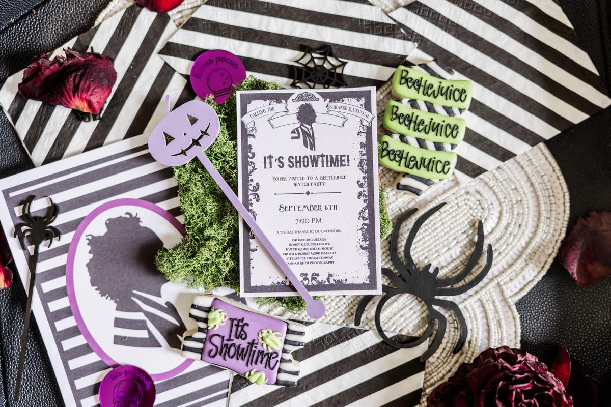 Beetlejuice-Inspired Bash: A Spooktacular Photoshoot That’s Simply to Die For! - Beetlejuice