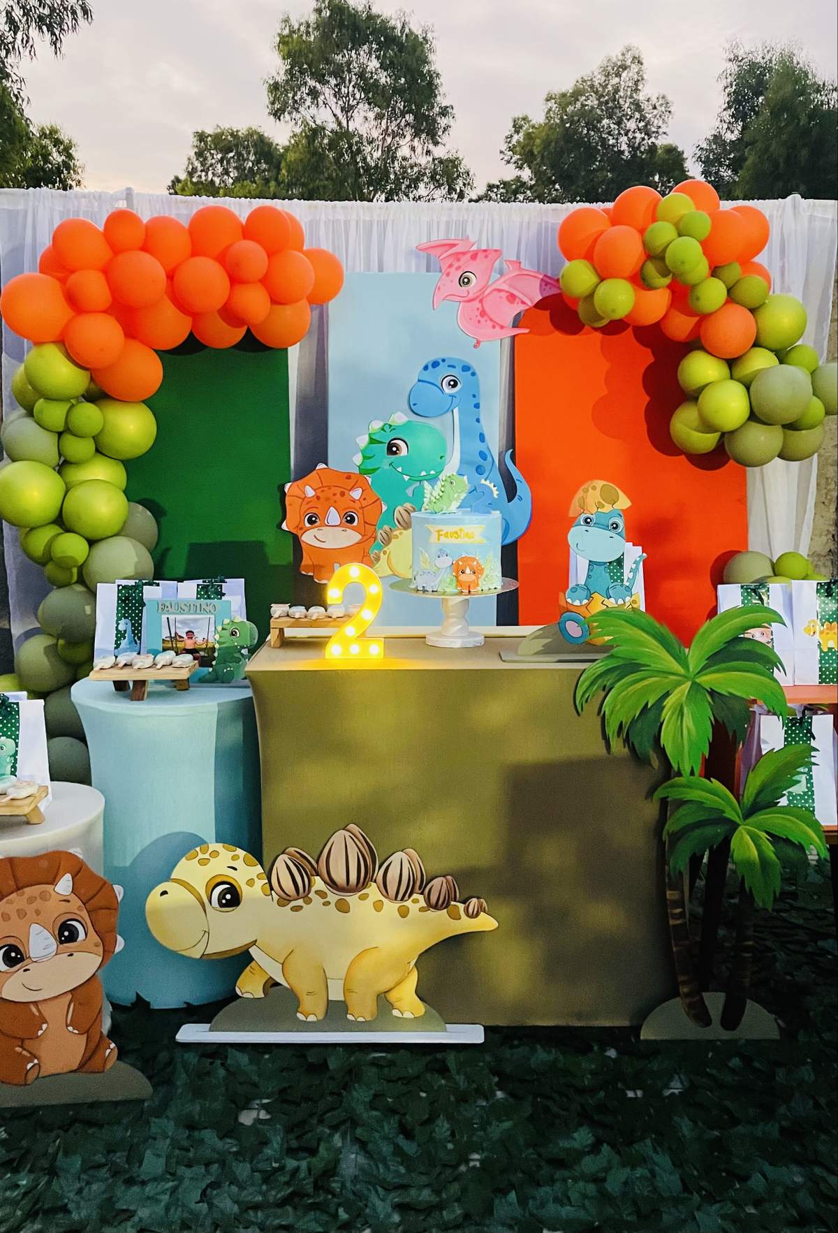 A Colorful Dinosaur Birthday Party - Dinosaurs