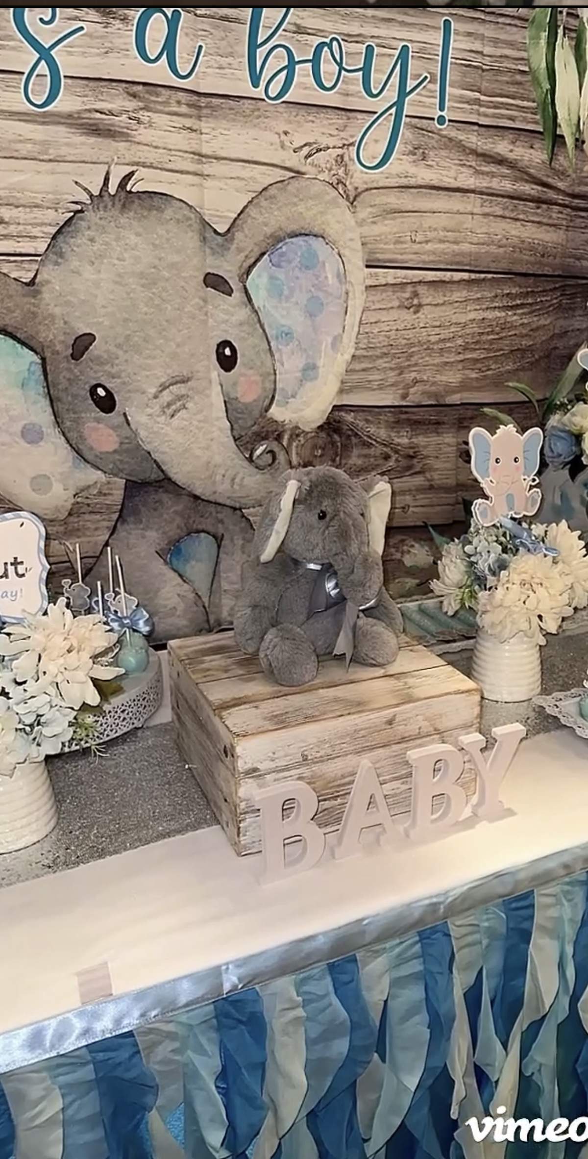 Baby Elephant  - Baby Shower