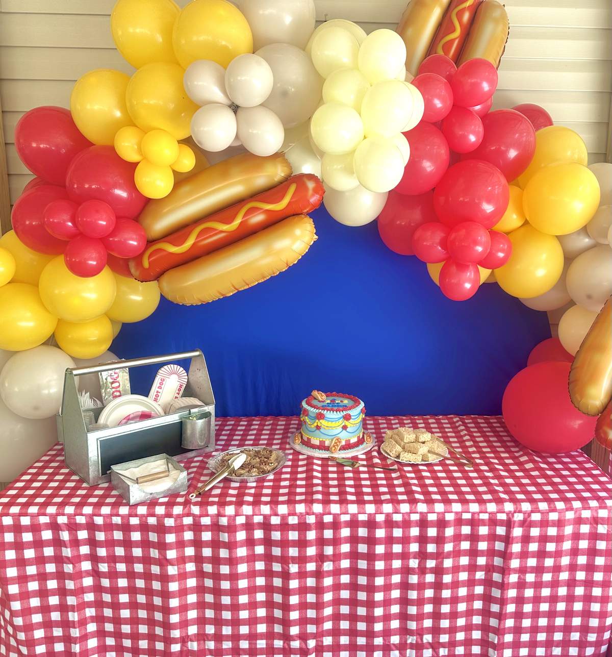 A weenie bit older  - Hot dog cookout 