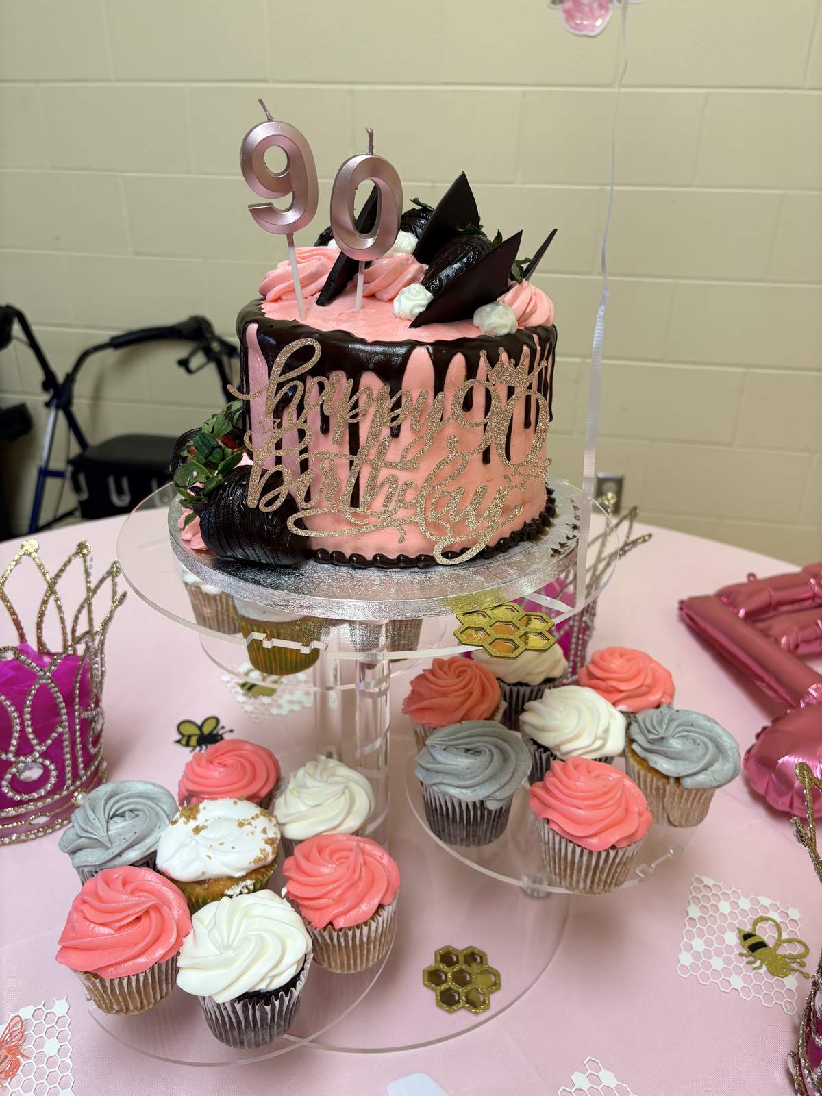 Celebrating 90 Bee-u-tee-full Years  - Queen Bee