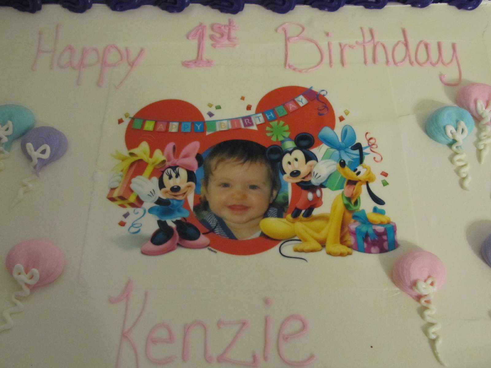 Kenzies first birthday - Mickey Mouse/Minnie mouse
