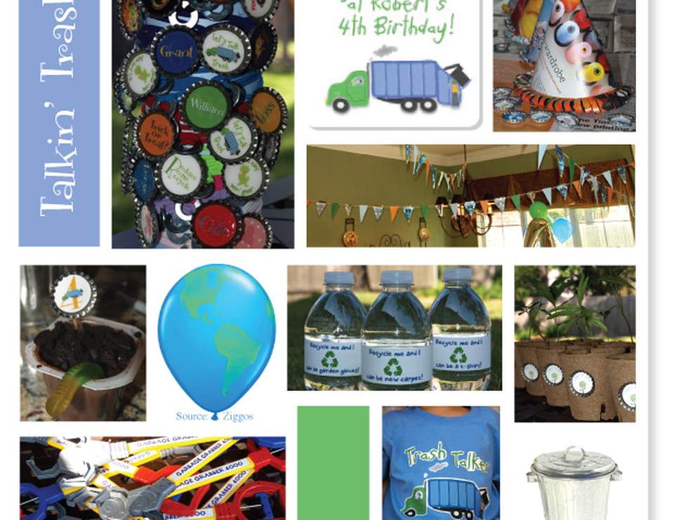 Garbage / Birthday "Trash Talker Birthday" Catch My Party