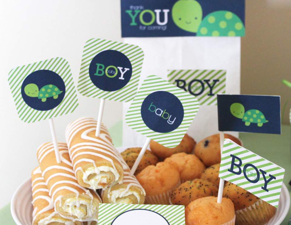 Baby Shower "Turtle Baby Shower" Catch My Party