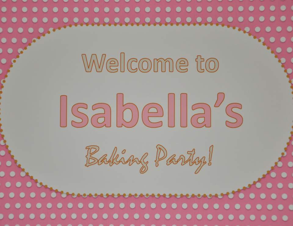 Birthday "pink baking party" Catch My Party