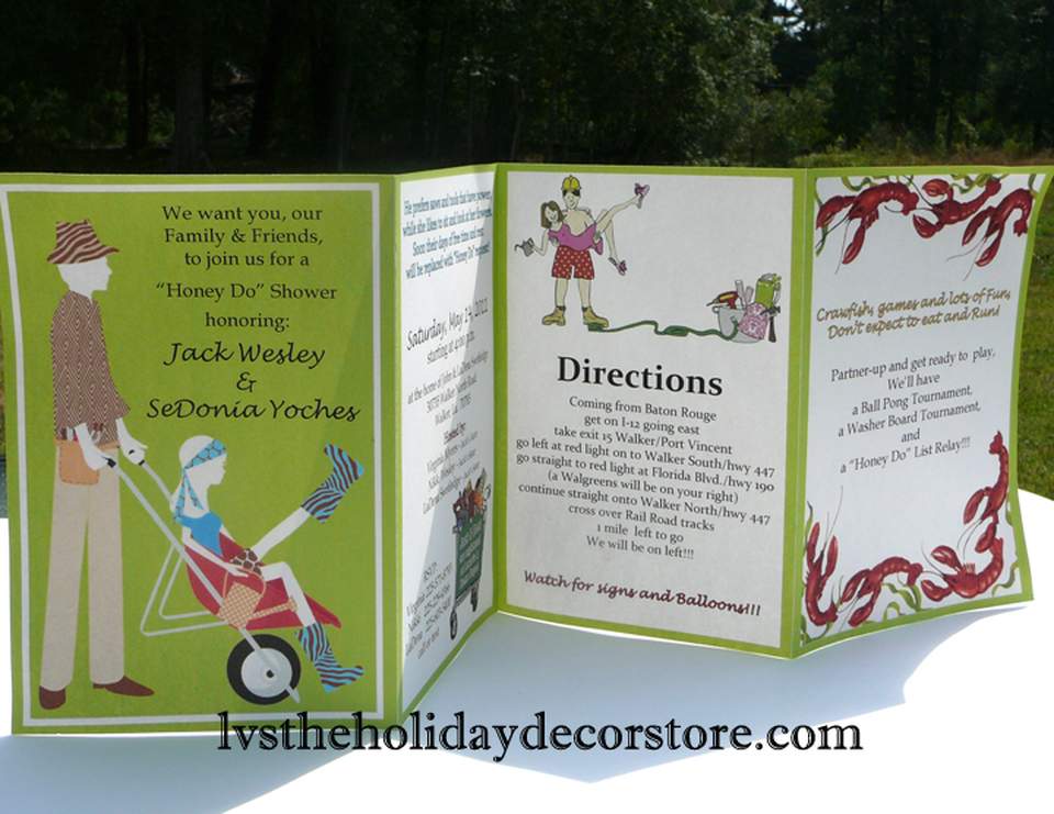 Handy man shower, honey do shower, garden shower, groom's shower