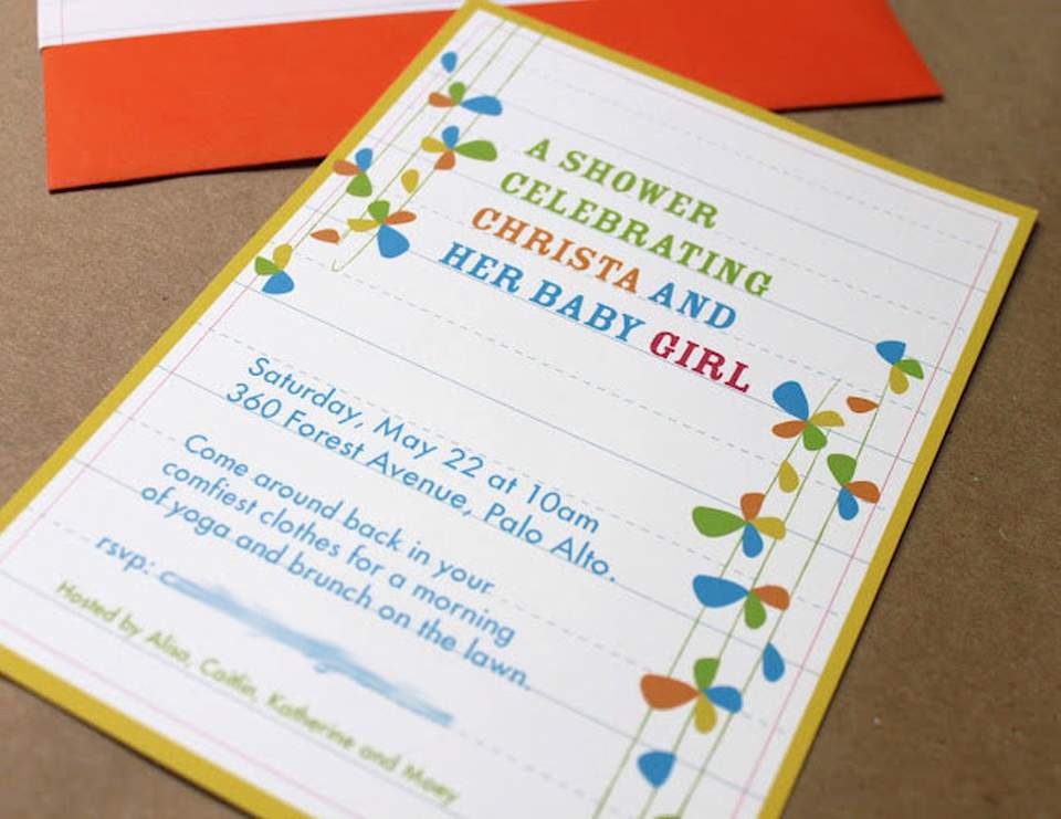 Baby Shower "Yoga and Yogurt Parfait" Catch My Party