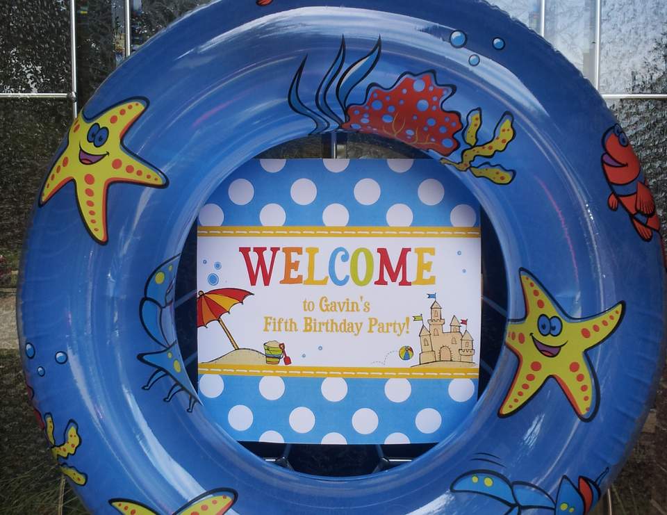 Beach Party / Birthday "5th Birthday Beach Bash" | Catch My Party