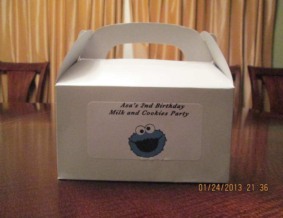Cookie Monster Milk and Cookie Party / Birthday "Asa's 2nd Birthday ...