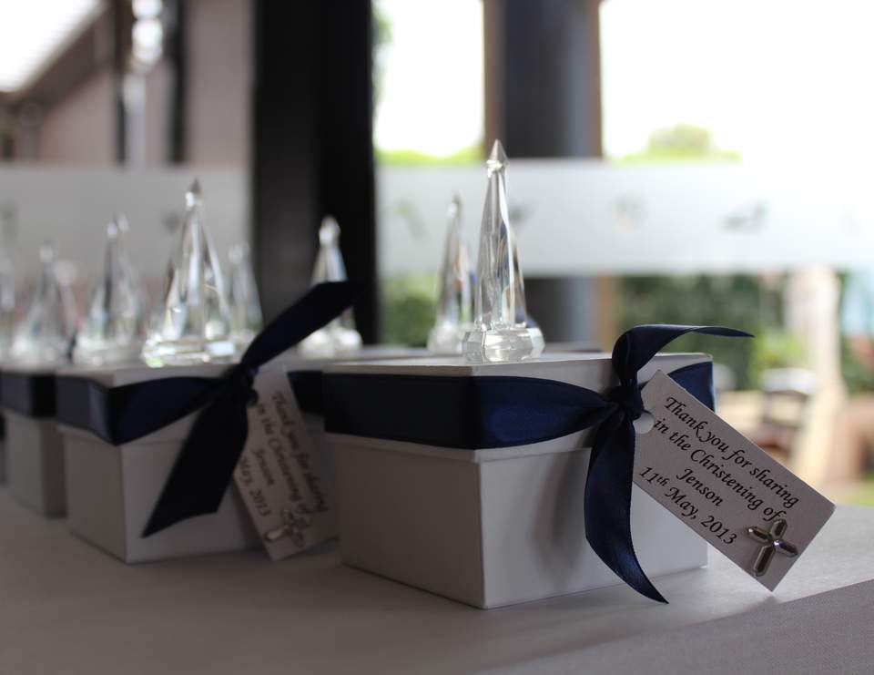 Nautical / Christening "Christening Bomboniere for Jenson" Catch My Party