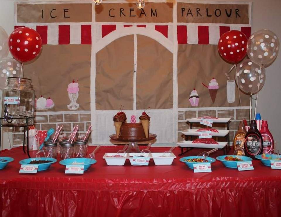 Ice Cream Party / Birthday "Sofia's Ice Cream Parlour Party" Catch My