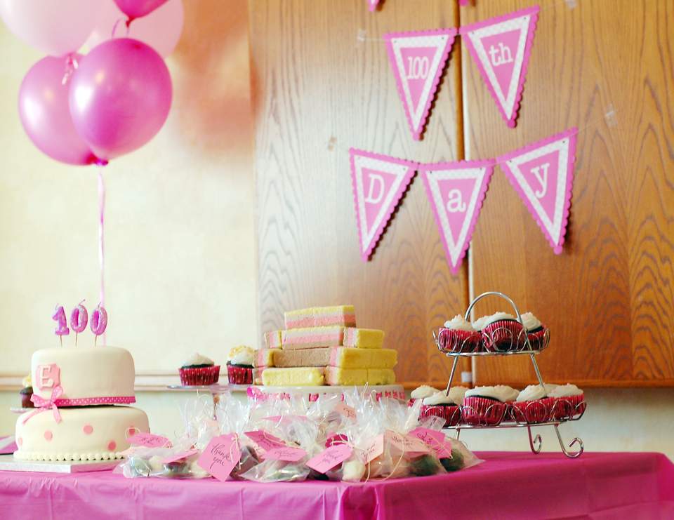 Pink, Pink and more pink! / Birthday "100th day Party/ Baek-il" | Catch