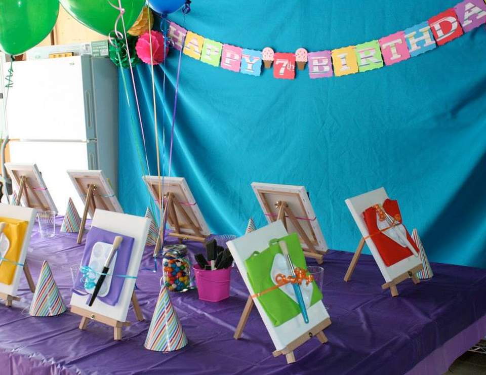 Art/Painting / Birthday "Painting Birthday Party" Catch My Party