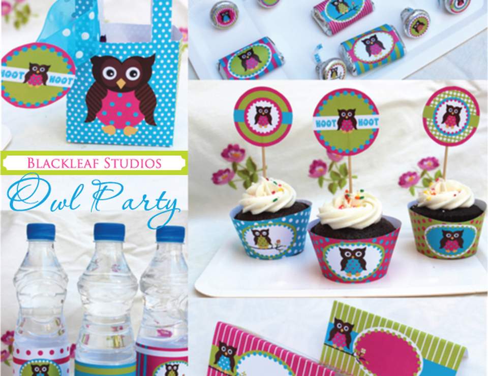 Owls / Birthday "Owl Birthday Party" Catch My Party