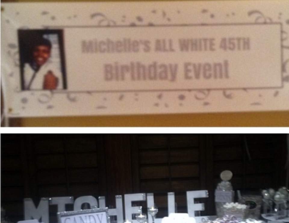 All White / Birthday “ALL WHITE MICHELLE’S 45th Birthday Event” | Catch