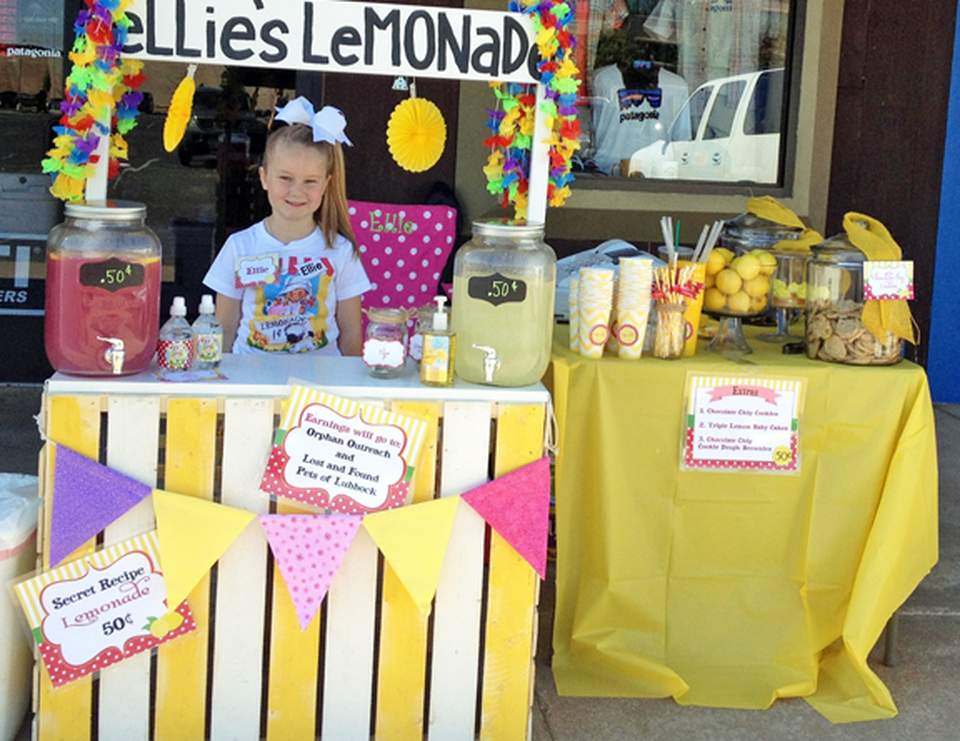 Lemonade Stand / Fundraiser "Ellie's Lemonade Stand Fundraiser" Catch My Party
