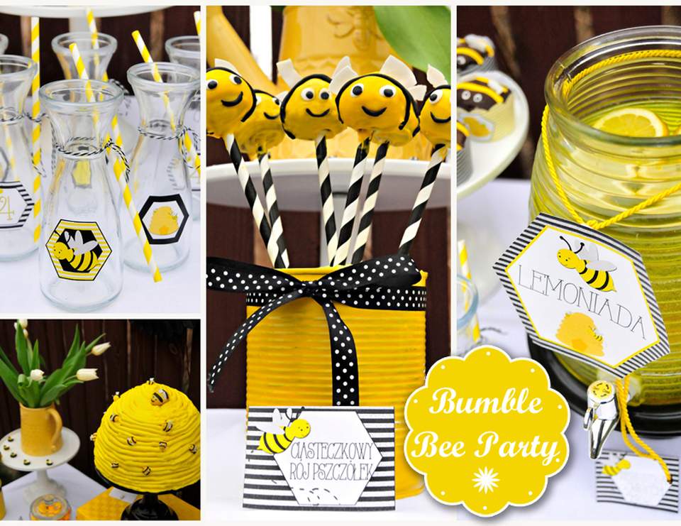 Birthday "Bumble Bee Birthday Party " Catch My Party