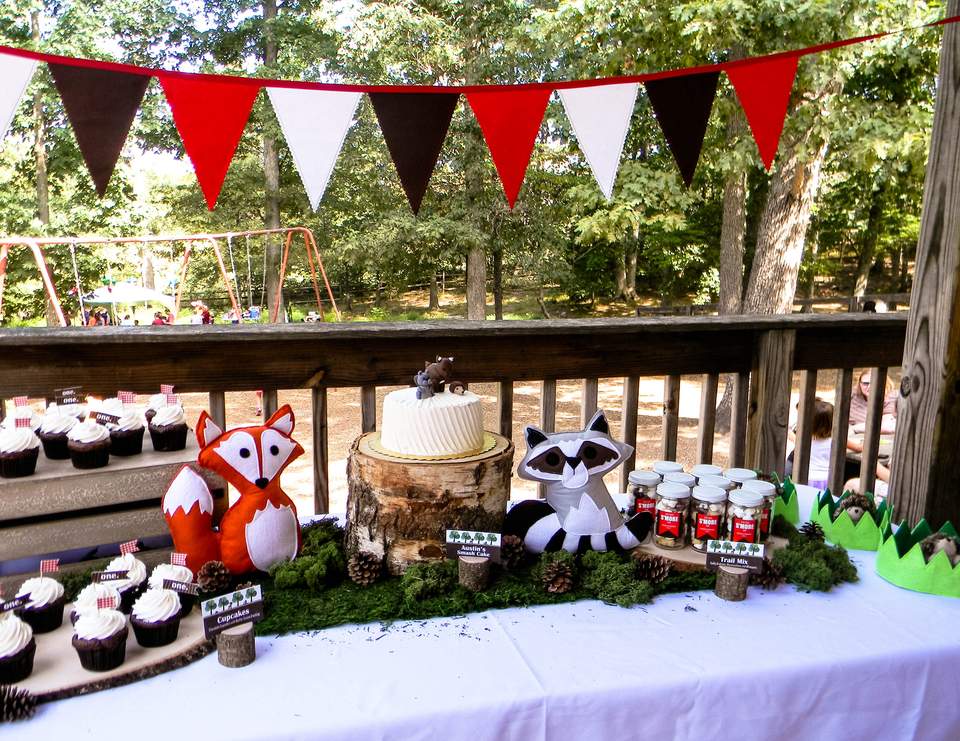 Woodland / Birthday "Austin's 1st Birthday" Catch My Party