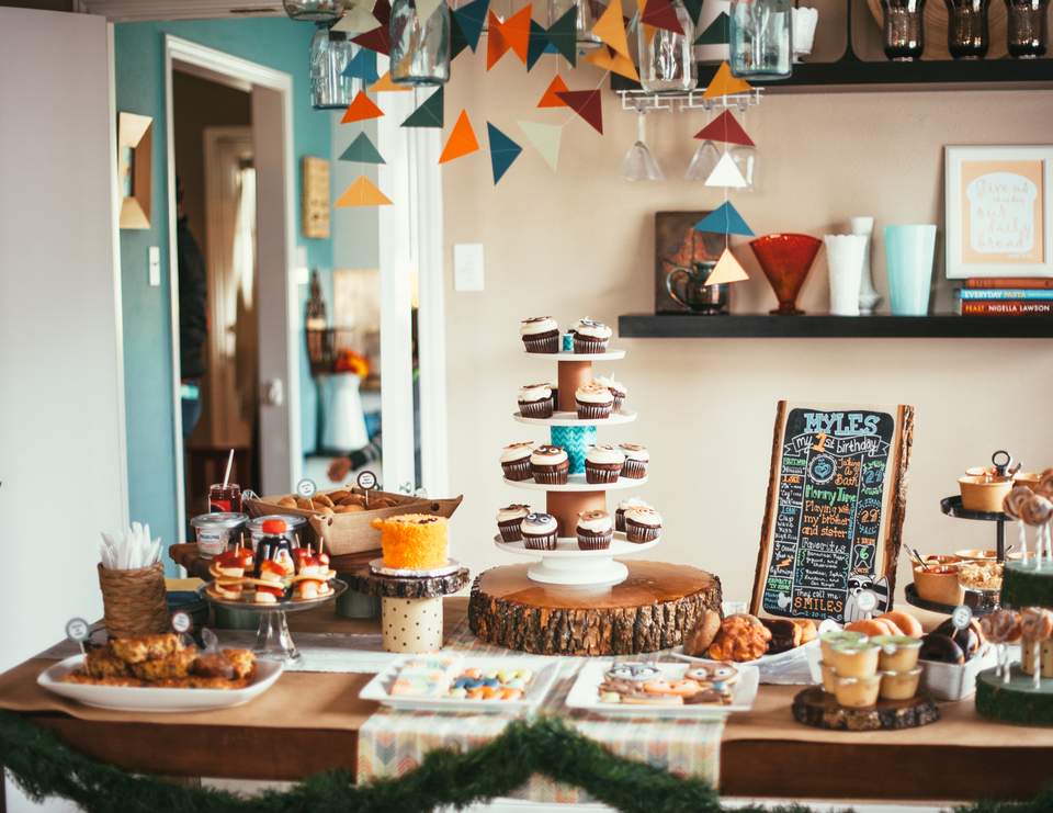 Woodland Animal Camping / Birthday &quot;Myles Woodland First