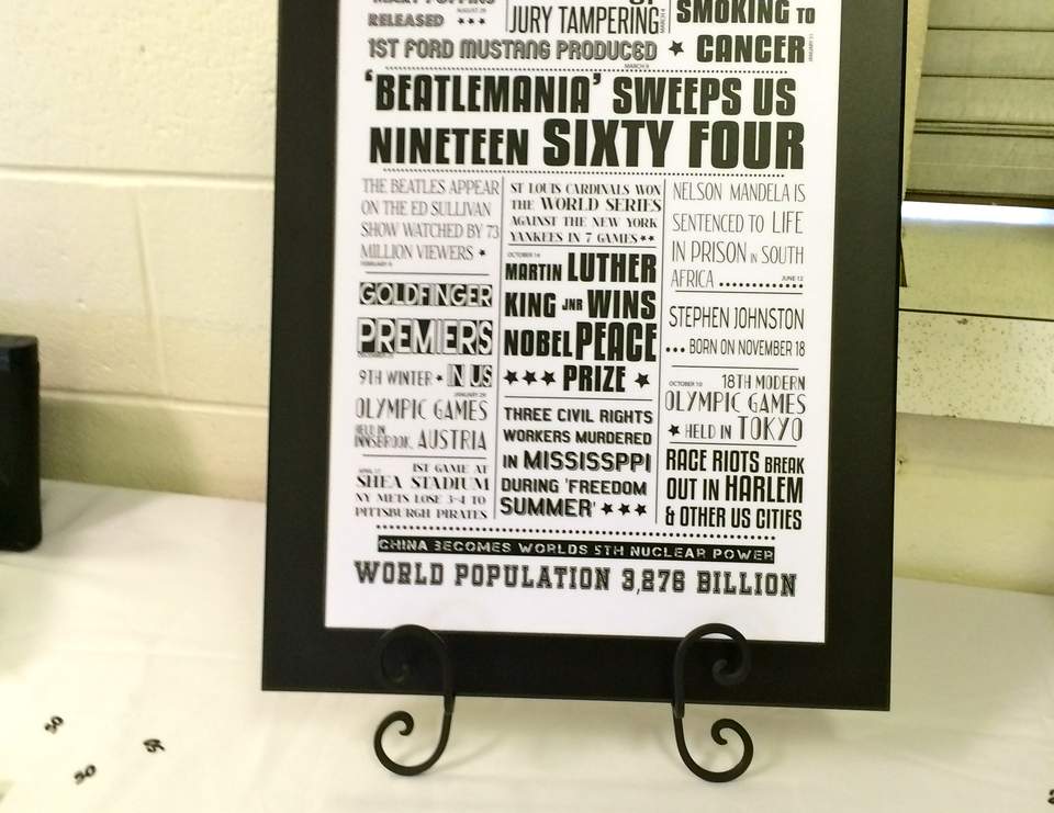 Black and White / Birthday "Black and White 50th" | Catch My Party