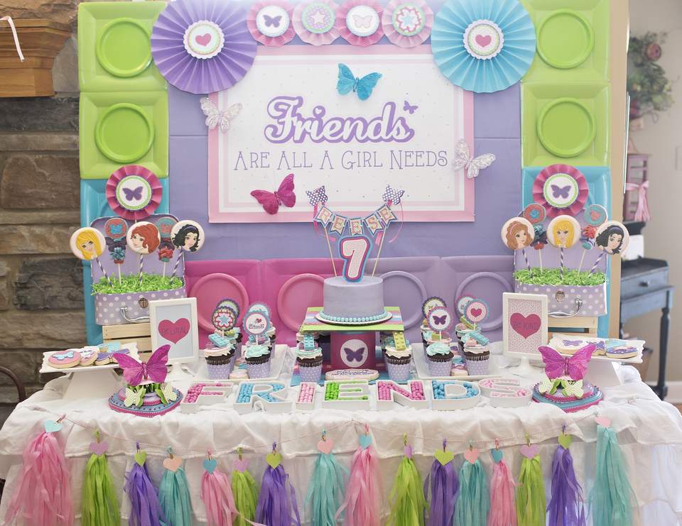 Lego friends discount themed birthday party