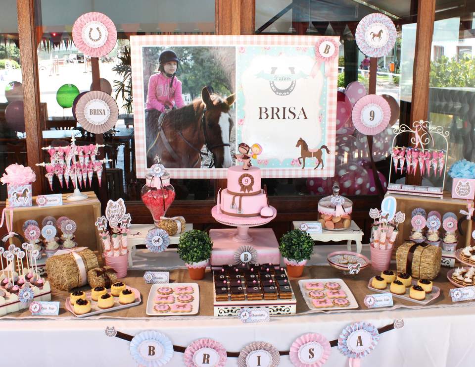 Horse / Birthday "Pink & Brown Horse Party " Catch My Party