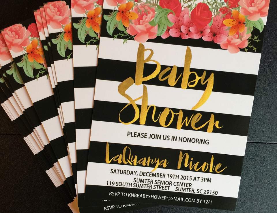 Kate Spade / Baby Shower "Nicole's Kate Spade Baby Shower" | Catch My Party