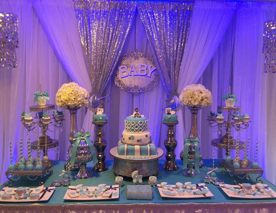 Baby Boy On The Way With A Glitz Shower Isabel S Isabel S Baby Shower Boy On The Way With A Glitz