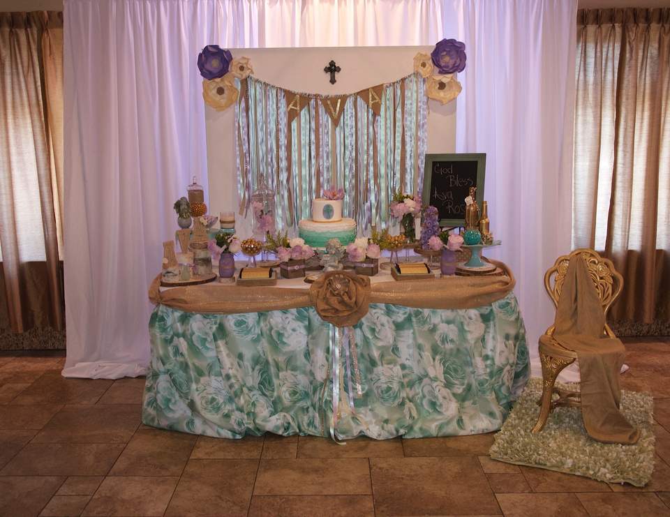 Rustic / Baptism "Rustic Baptism" Catch My Party