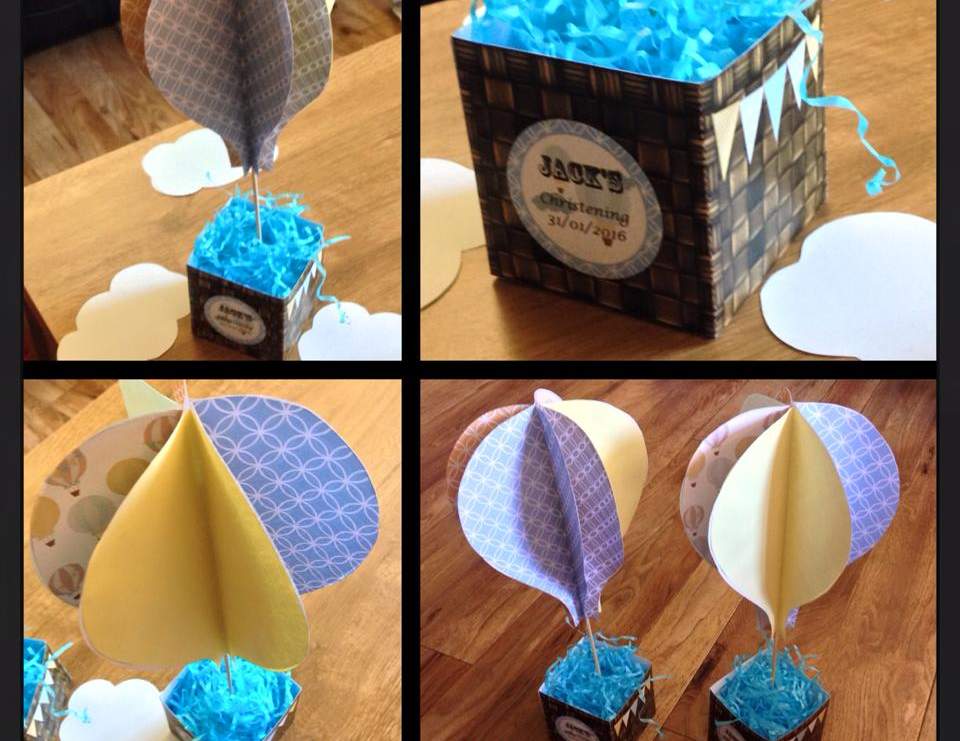 Hot Air Balloon / Baptism "Jack's Christening Party " Catch My Party