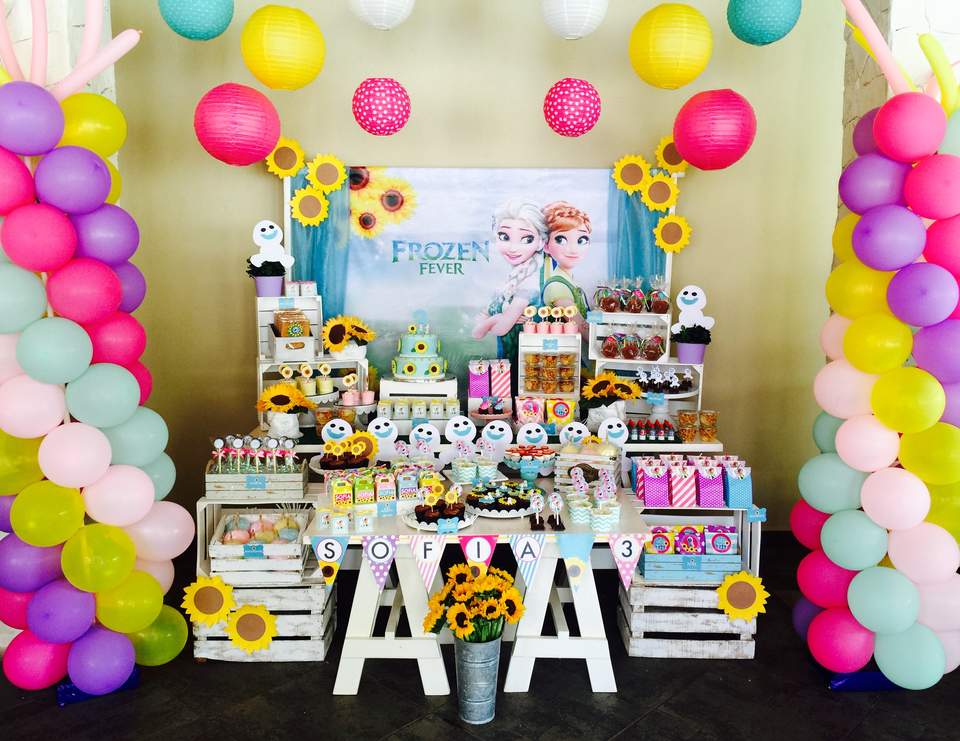 FROZEN FEVER / Birthday "SOFIA'S FROZEN PARTY" Catch My Party