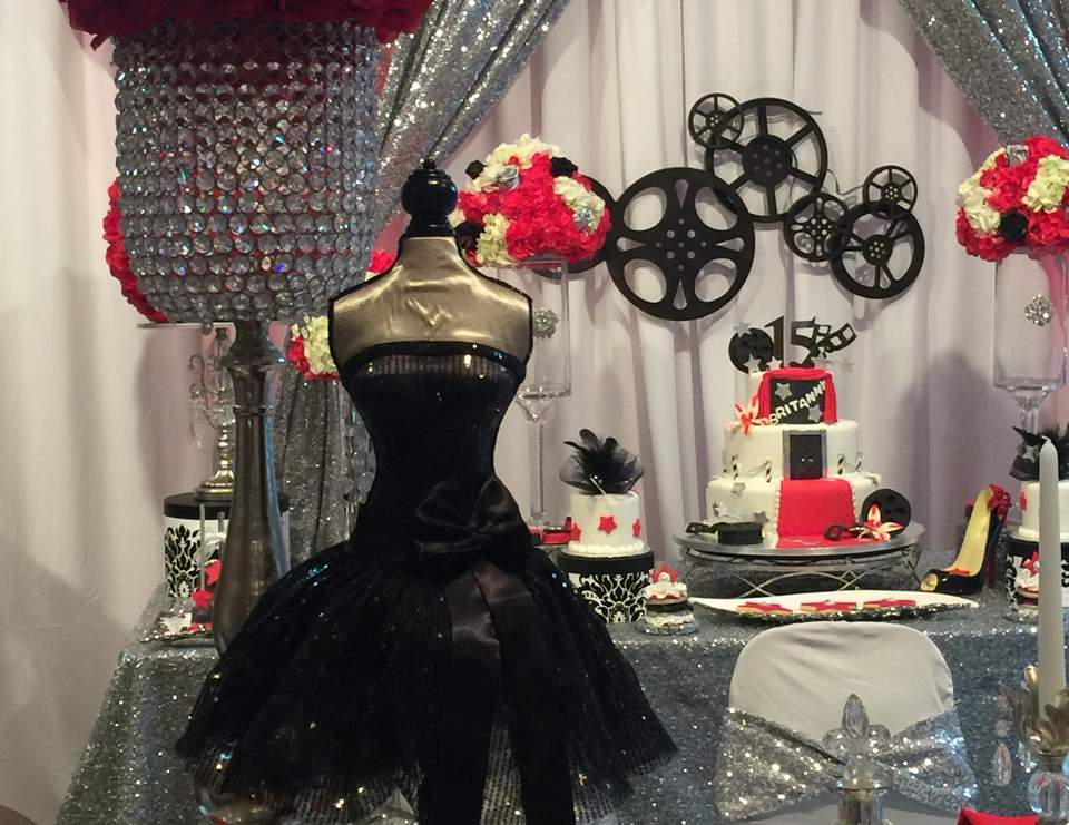 Hollywood Theme Sweet 16 Dress
