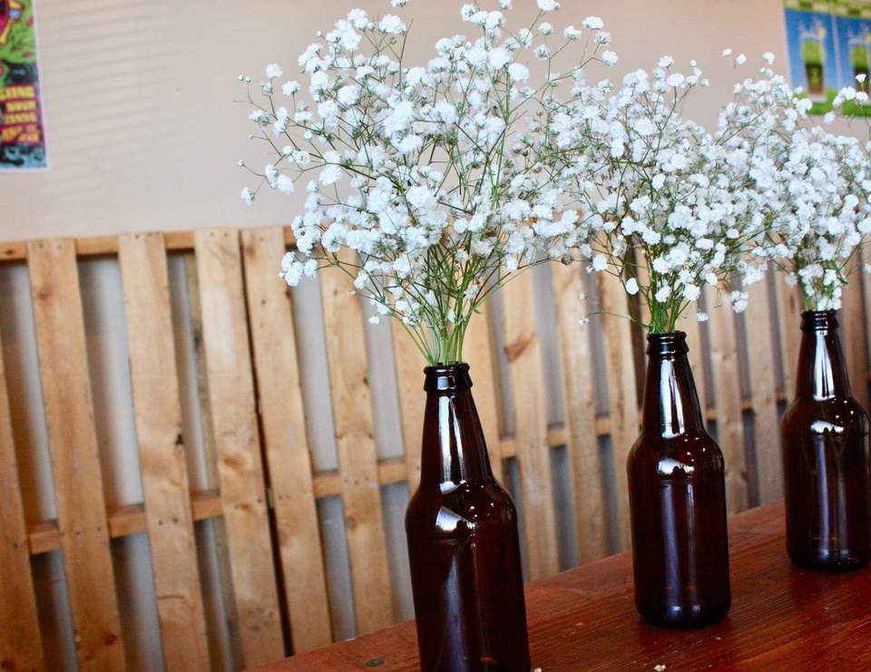 baby shower at brewery