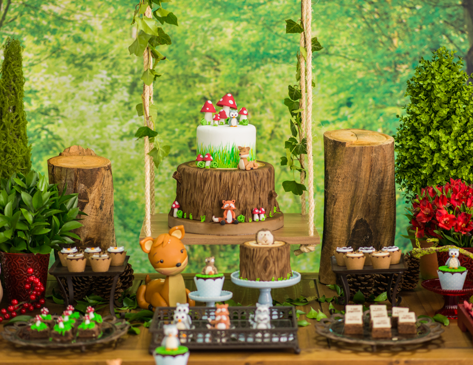 Enchanted forest birthday party -  enchanted forest