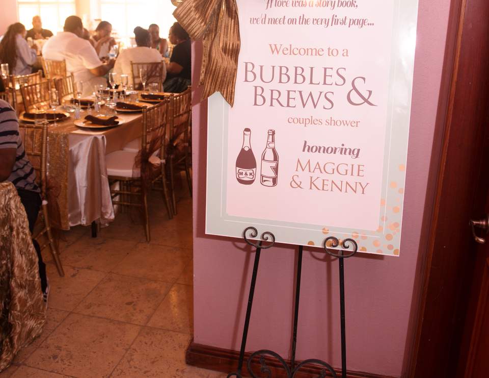 Mint to be / Engagement "Bubbles & Brew Couples Shower " Catch My Party