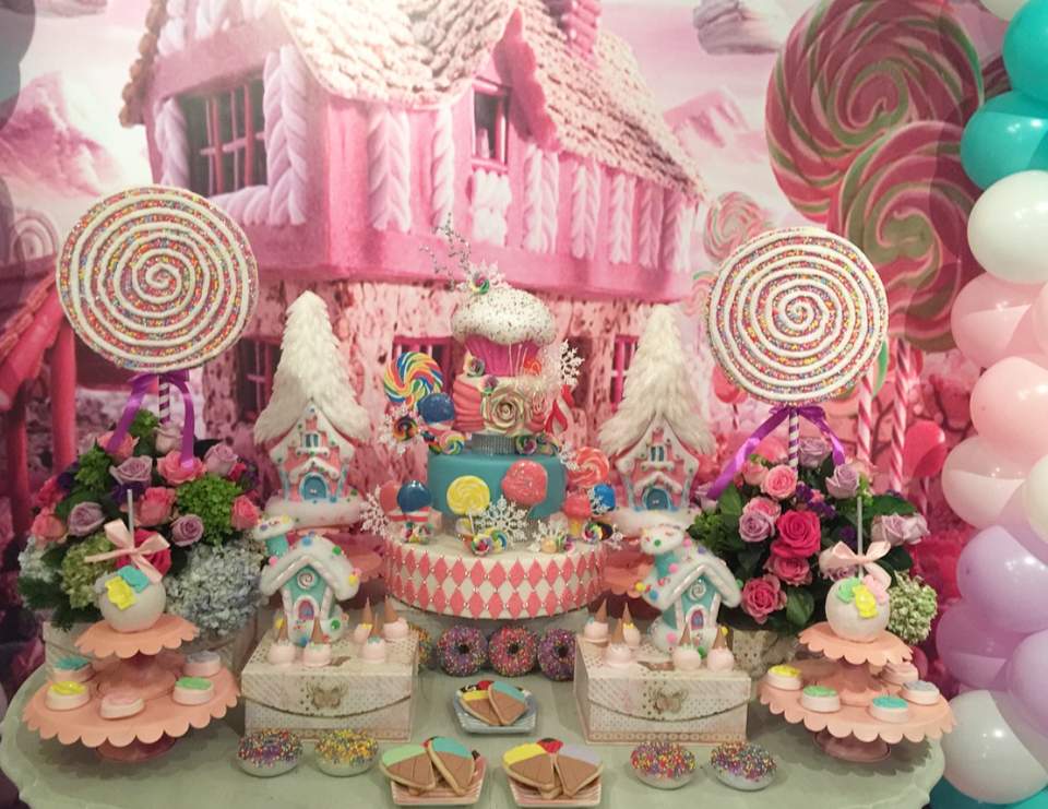 Winter Wonderland Candyland Birthday Winter Candy House Catch My 