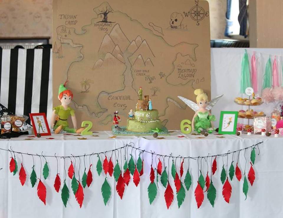 Peterpan Tinkerbell Neverland Party Birthday Casey And Taylors