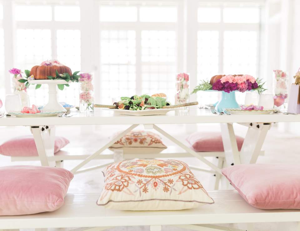 Floral Picnic / Ladies Luncheon "Splash of Pink Picnic " Catch My Party