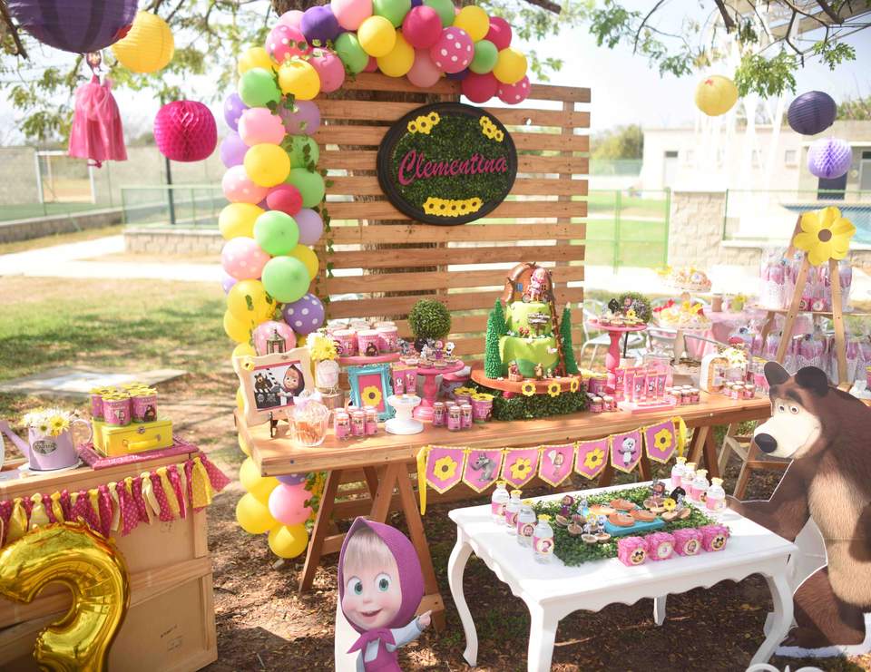 Masha The Bear Birthday Party Birthday Clementina s Masha And The Masha The Bear Birthday Party Birthday Clementina s Masha And The