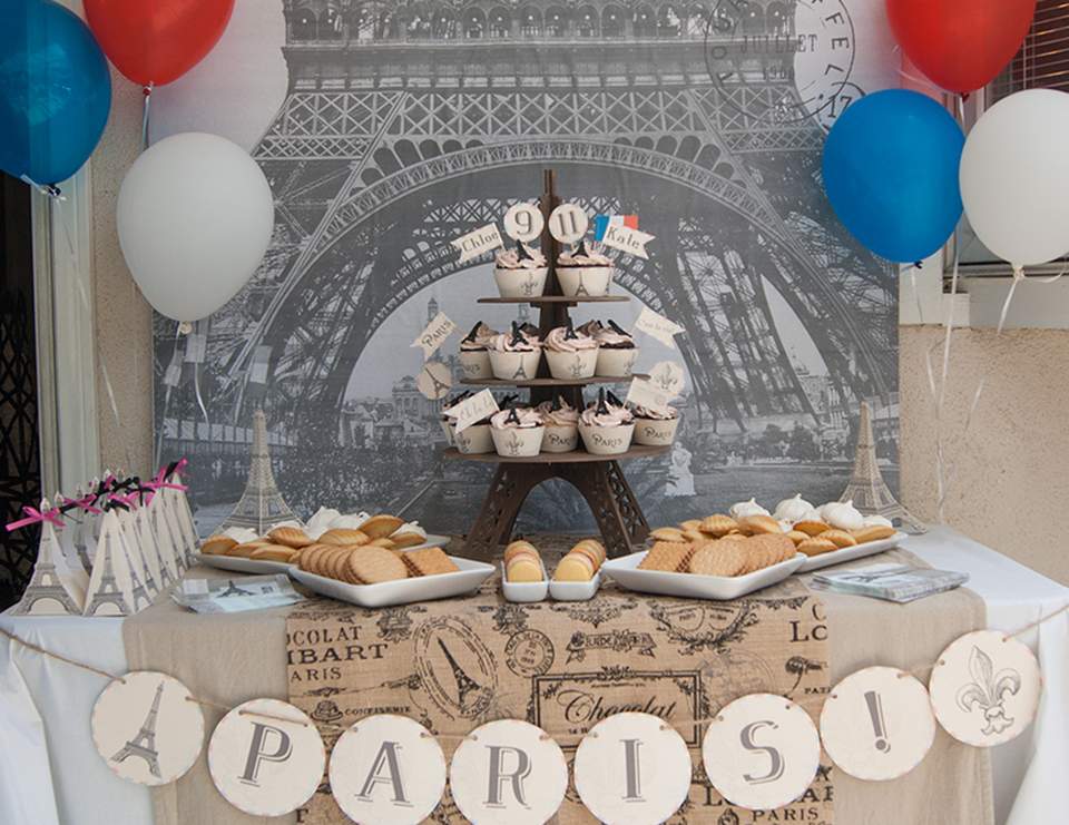 French / Parisian / Birthday "Paris Party with a French Vintage Flair