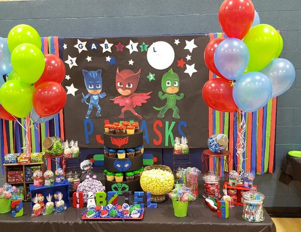 PJ Masks / Birthday "PJ Masks To Save Gabes Birthday " Catch My Party