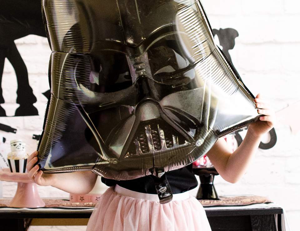 Star Wars / Birthday "Pink and Sparkly Star Wars Party" Catch My Party