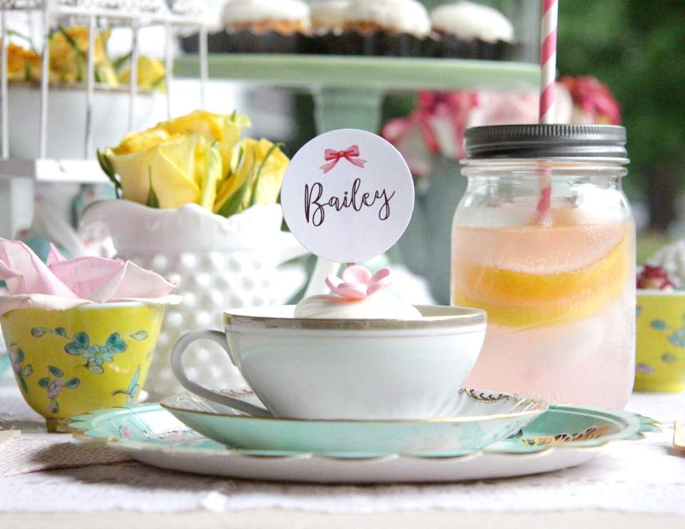 Teathemed Brunch & Headpiece Crafts / Tea Party "Tea & Tiaras" Catch