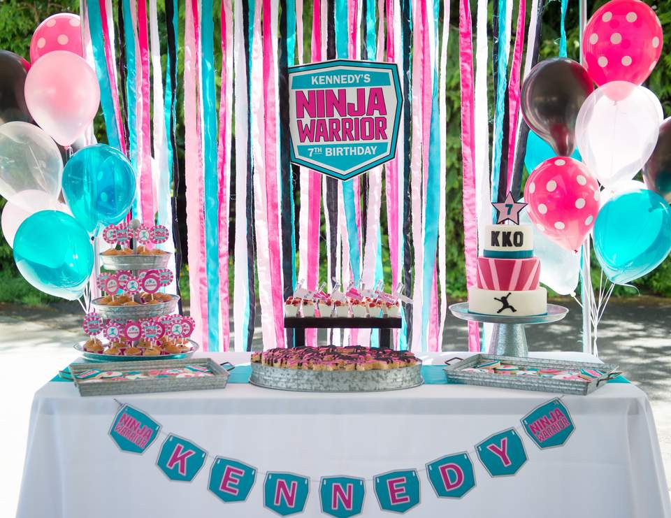 American Ninja Warrior Birthday American Ninja Warrior Inspired 7th 