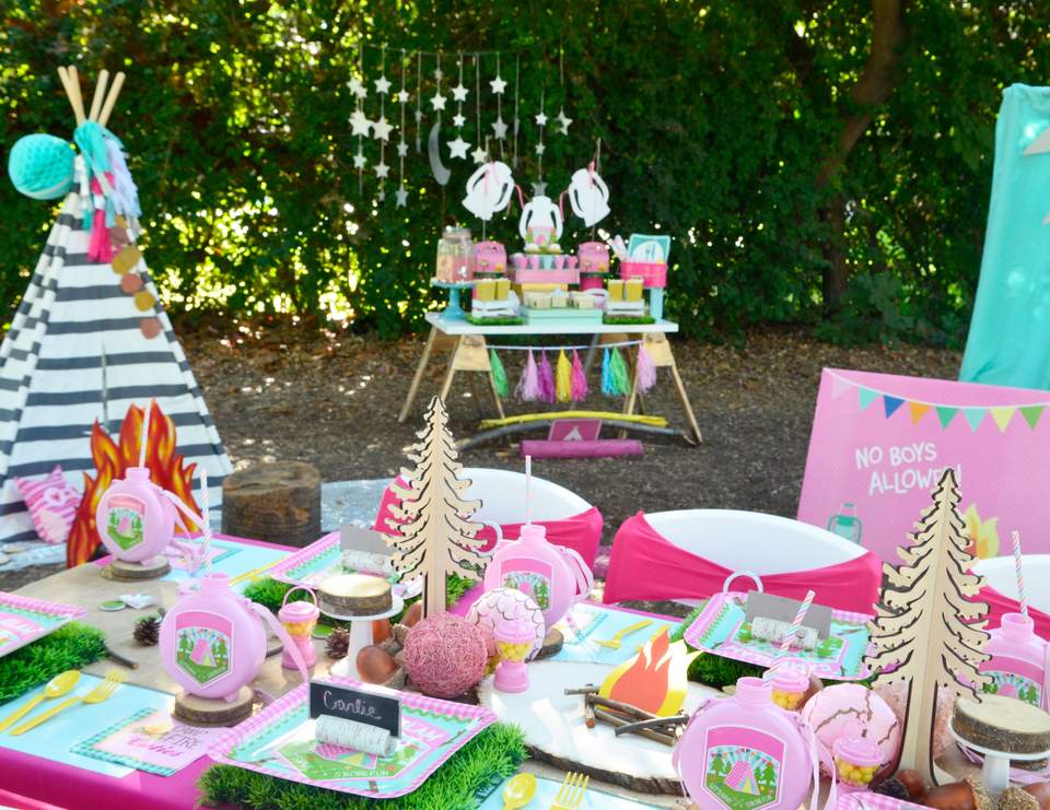 A Girly Glam Camp Out!!! - Camping / Summer Camp