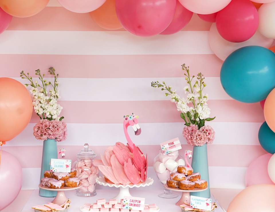 Flamingo Birthday Hannah S Flamingo Party Catch My Party