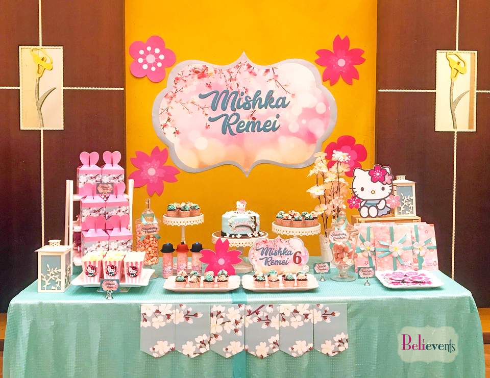 Hello Kitty Birthday Cherry Blossom Catch My Party