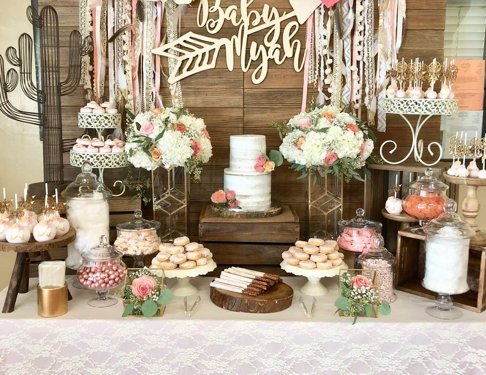 baby shower boho theme